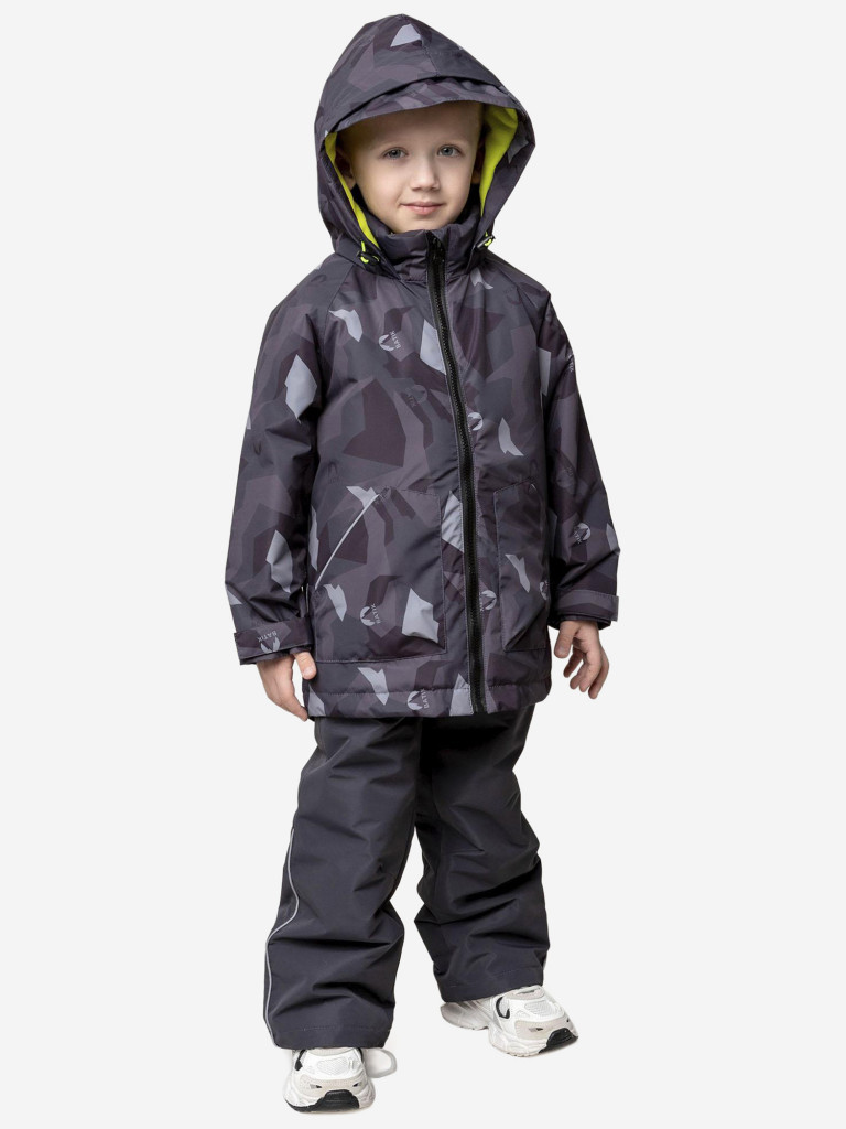 Комплект для мальчика batik Ришар принт серый монохром