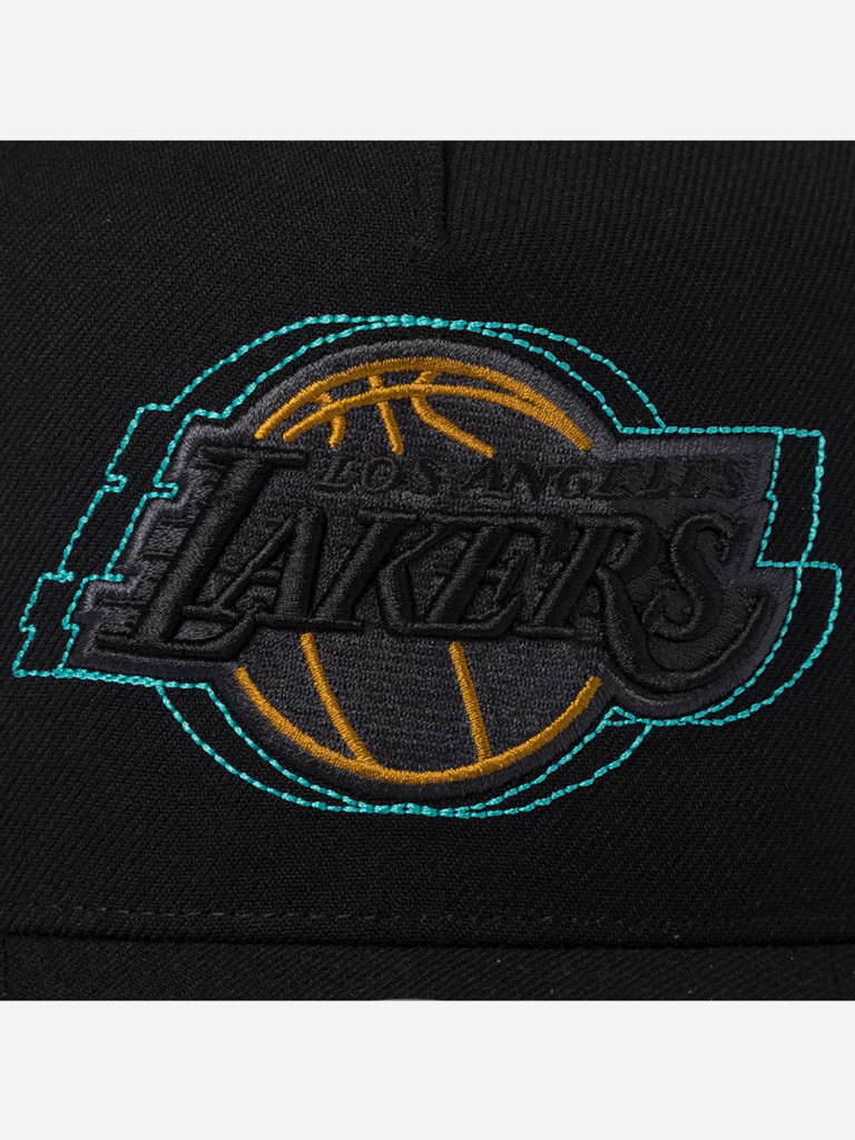 Бейсболка MITCHELL NESS HP15502-LALBLCK Los Angeles Lakers NBA