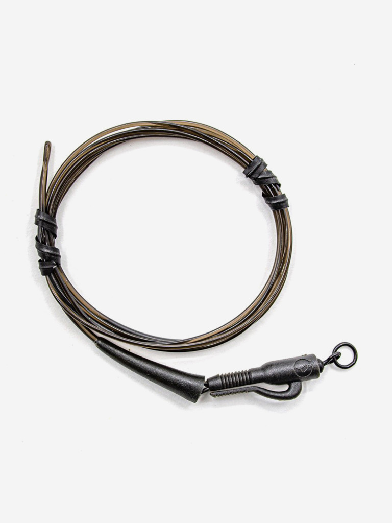 Монтаж готовый KORDA Dark Matter Leader Hybrid Lead Clip Silt Brown 40lb 1м