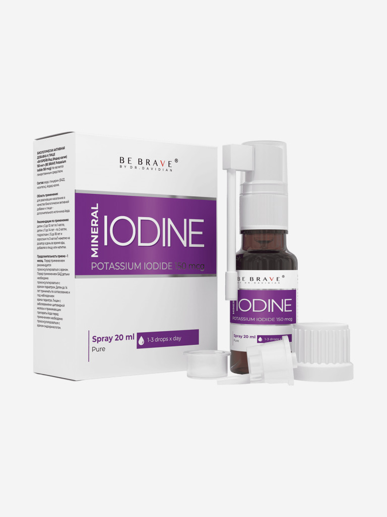 BE BRAVE Йод (Йодид калия) 150мкг