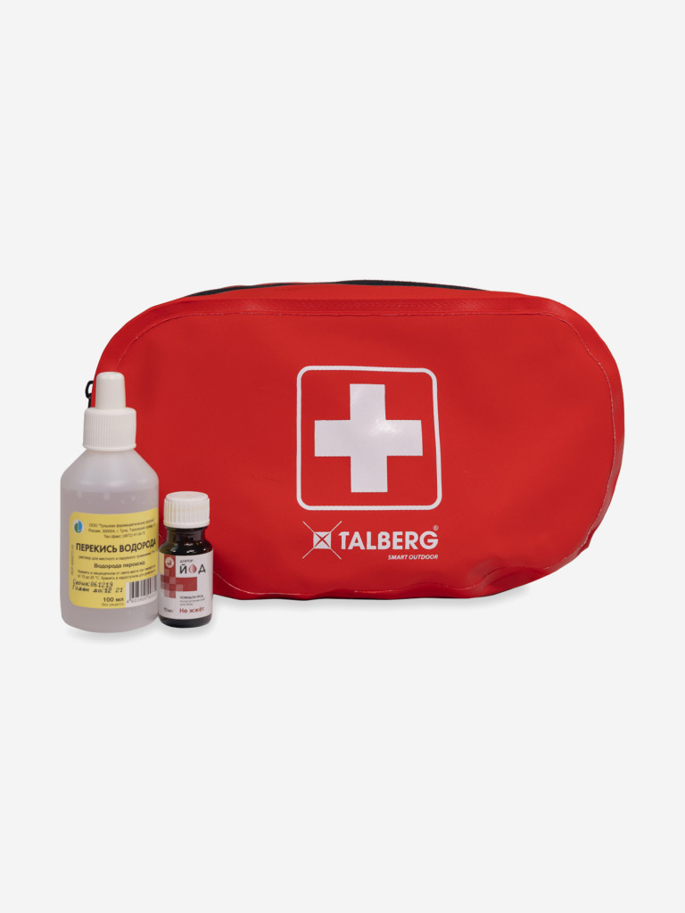 Герметичная аптечка Talberg FIRST AID TRANSPARENT, красный