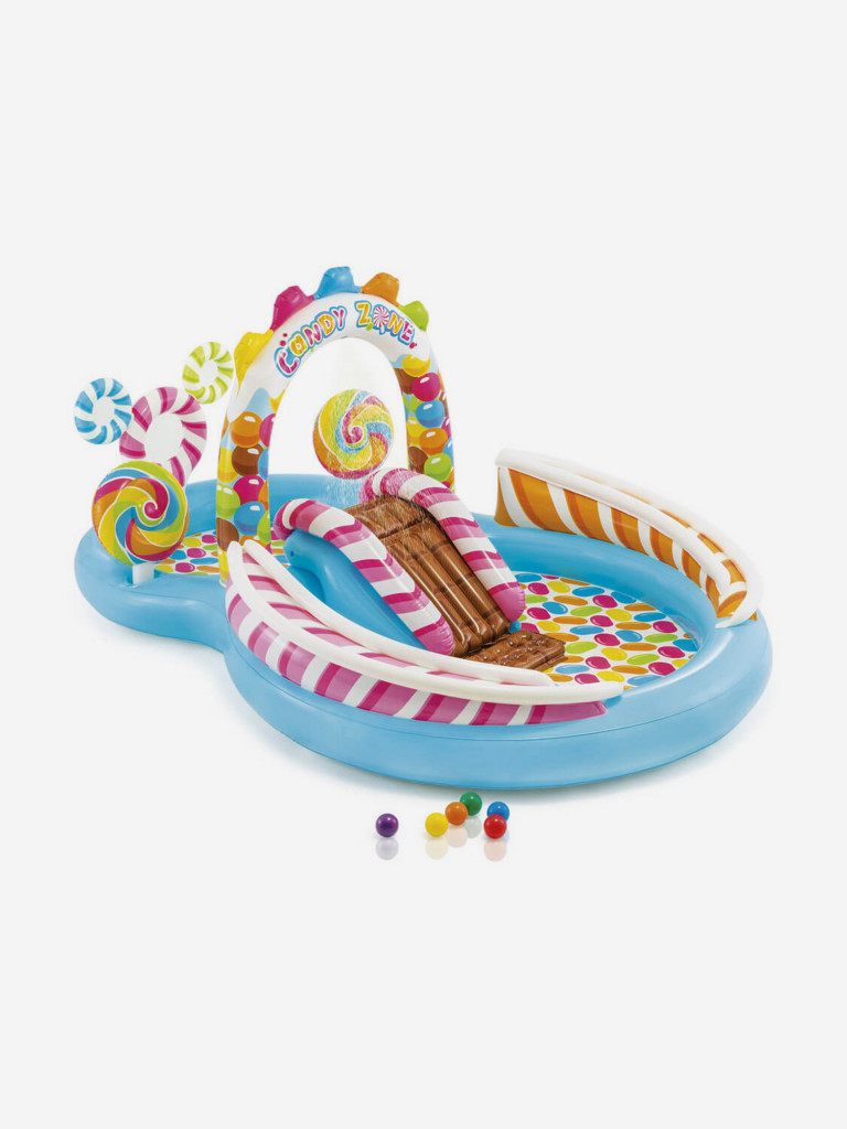 Детский надувной игровой центр Intex 57149NP "Candy Zone Play Center" 3+ 295х191х130 см