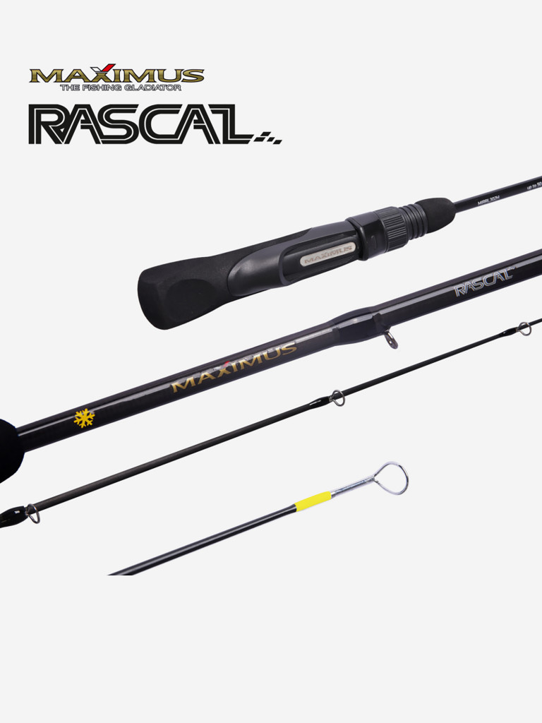 Набор для зимней рыбалки: зимняя удочка Maximus RASCAL 302XH + катушка инерционная Black Side ICE ZEAL (4+1 подшипник) + леска для рыбалки монофильная Sufix XL Strong зеленая 100 м 0.23 мм