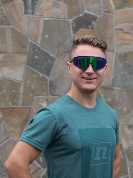 Очки спортивные NoName Livigno Navy Blue солнцезащитные