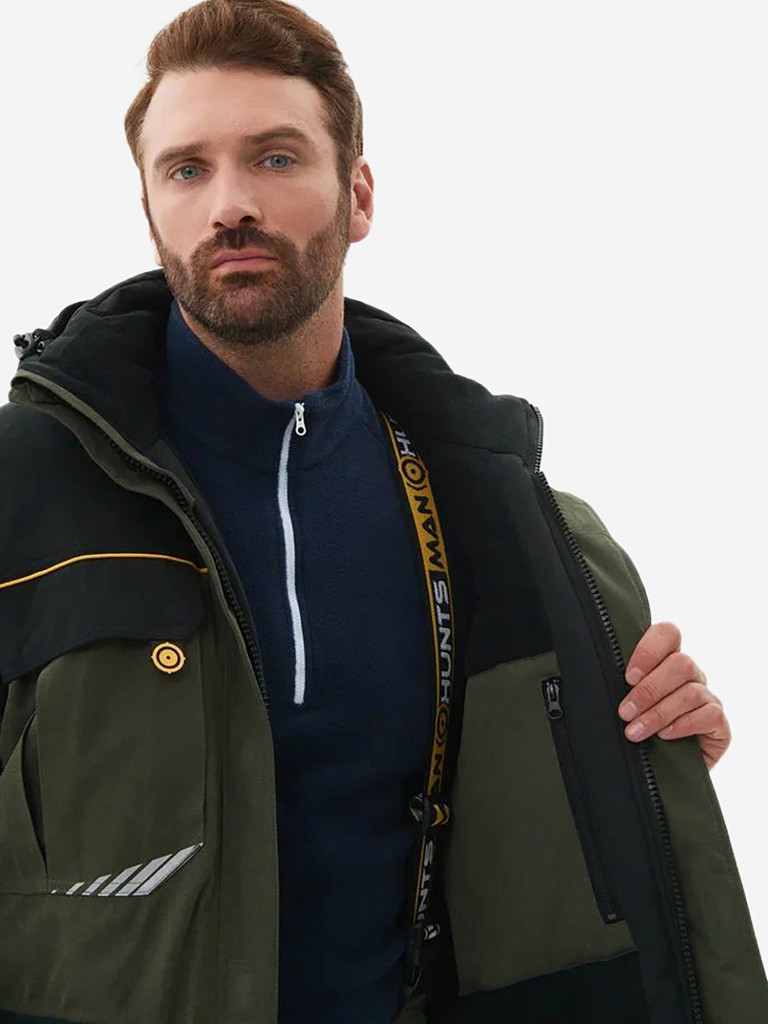 Костюм тактический мужской зимний мембранный на флисе Huntsman Канада V-2, ткань Исландия