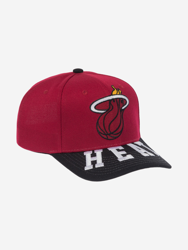 Бейсболка MITCHELL NESS HP10368-MHERED1 Miami Heat NBA (красный)