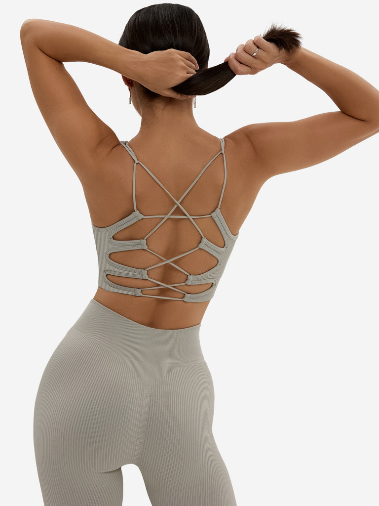 Спортивный топ Bona Fide Angel Top Opal Grey