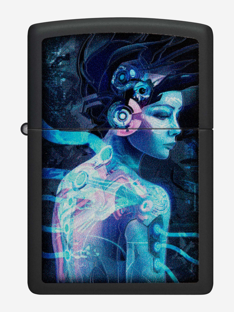 Зажигалка бензиновая ZIPPO 48517 Cyber Woman