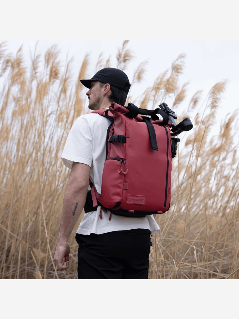 Рюкзак WANDRD PRVKE 21L (V4), бордовый, 21 л.