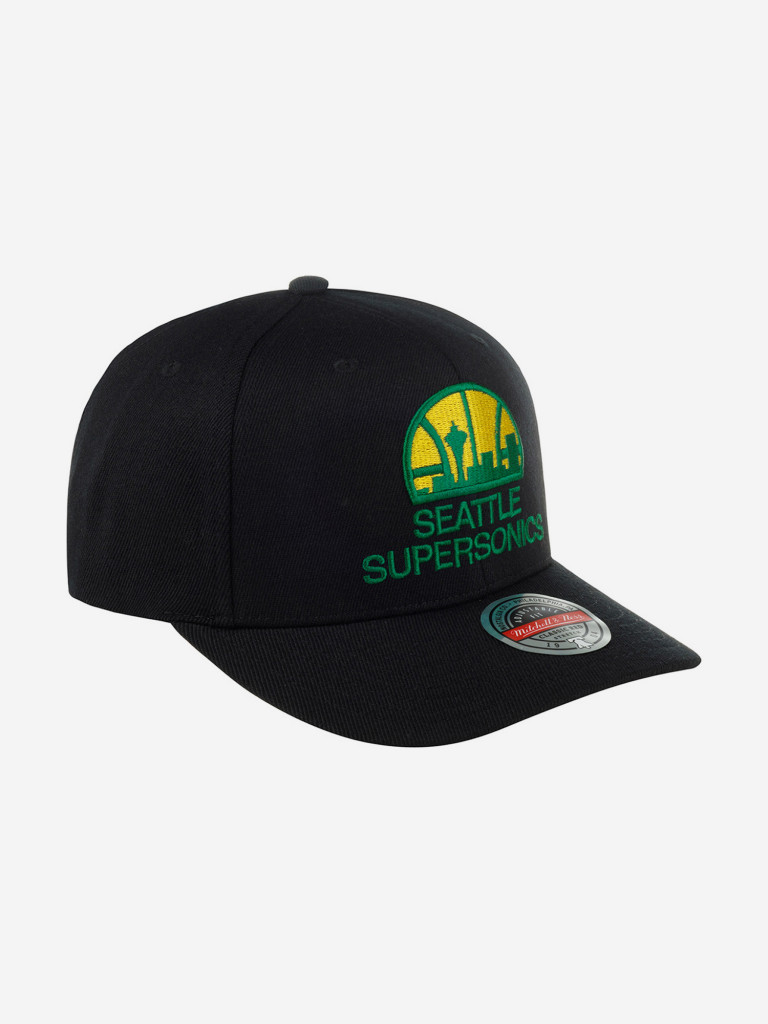 Бейсболка MITCHELL NESS HHSSINTL1245-SSUBLCK Seattle Supersonics NBA (черный)