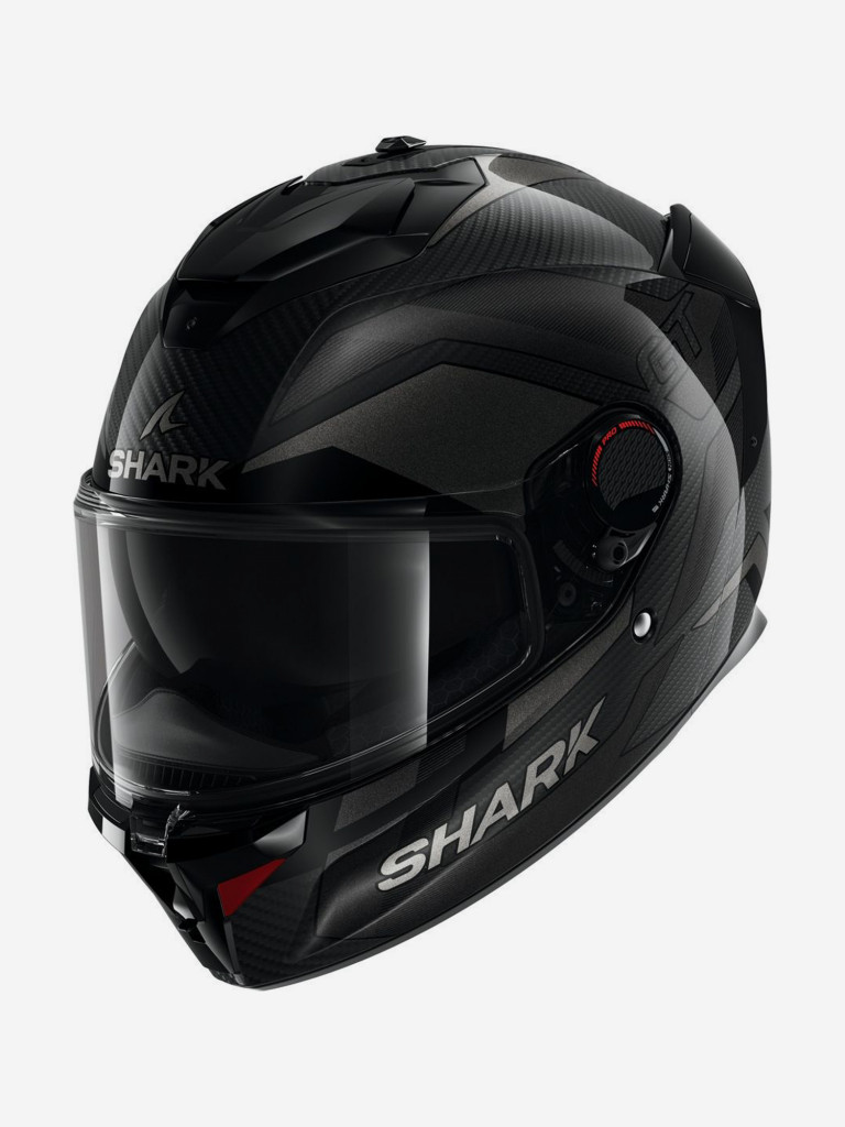 Мотошлем интеграл Shark SPARTAN GT PRO RITMO CARBON Black/Anthracite/Chrome