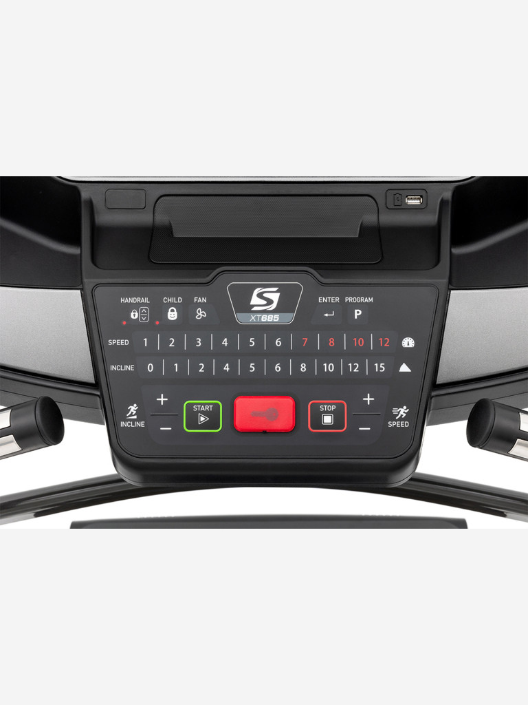 Беговая дорожка SPIRIT XT685 DC BLACK