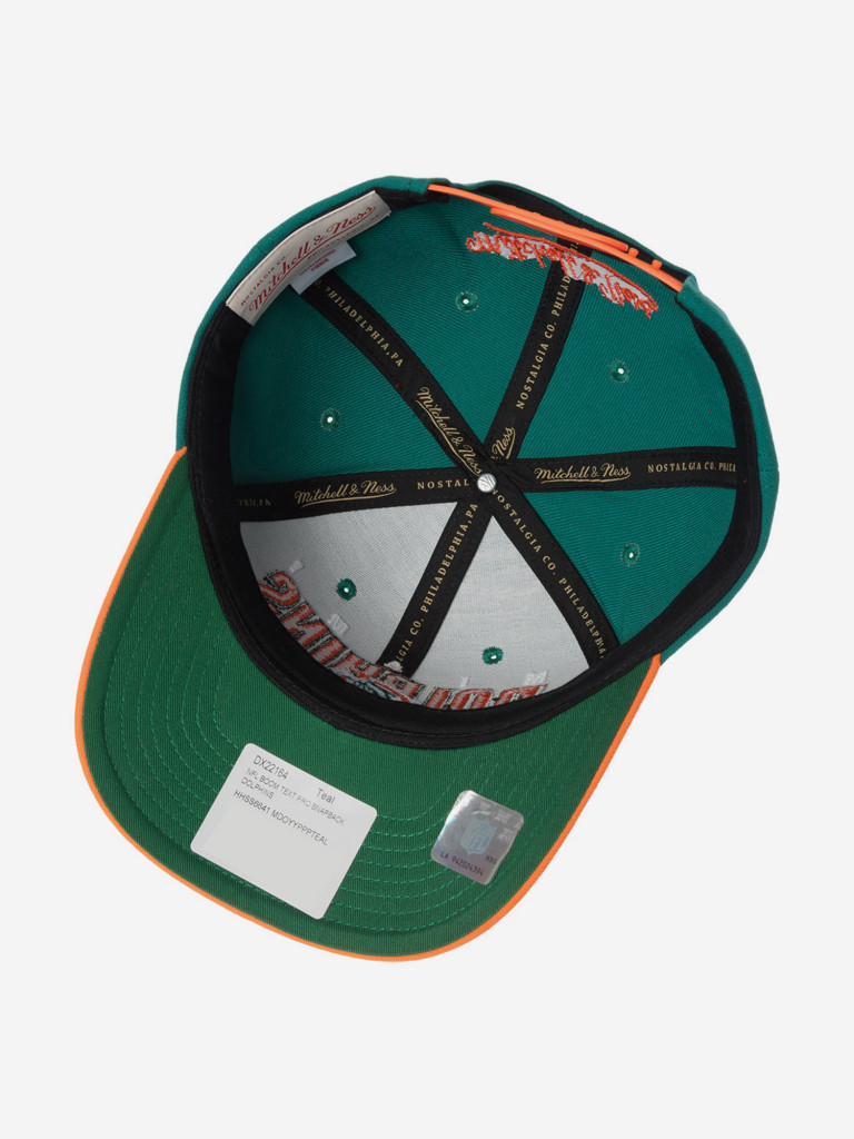 Бейсболка MITCHELL NESS HHSS6641-MDOYYPPPTEAL Miami Dolphins NFL (зеленый)