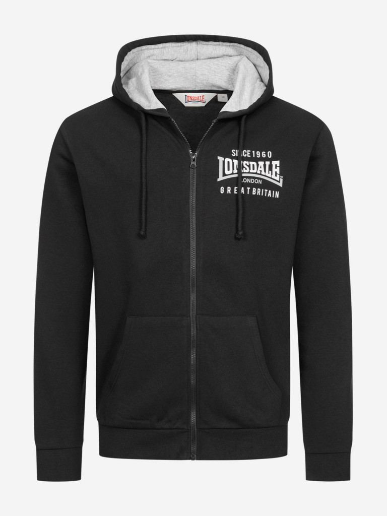 Худи мужское на молнии LONSDALE LINTMILL