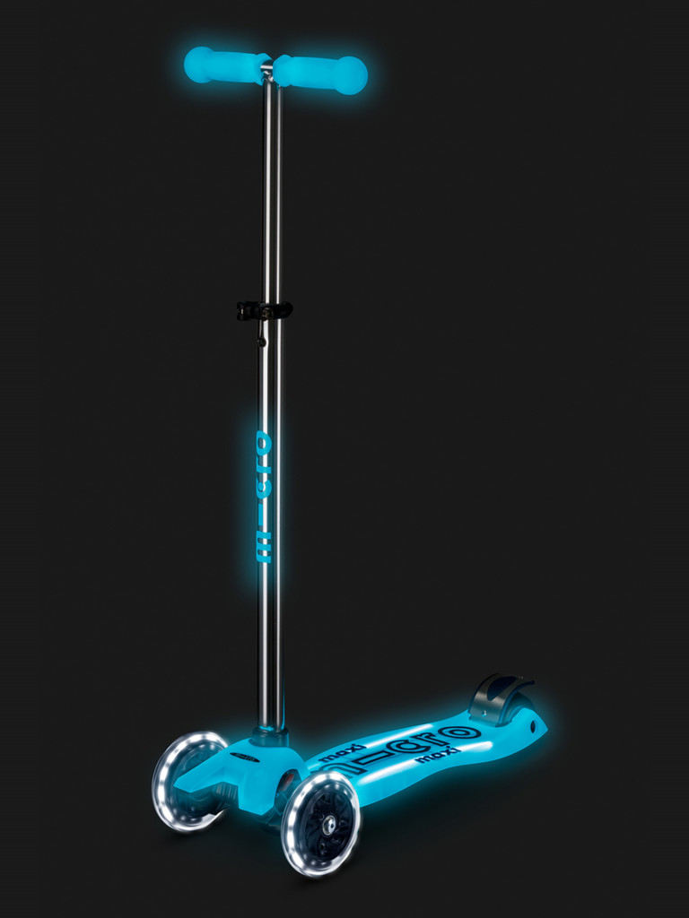 Самокат детский Micro Maxi Deluxe Glow Plus LED