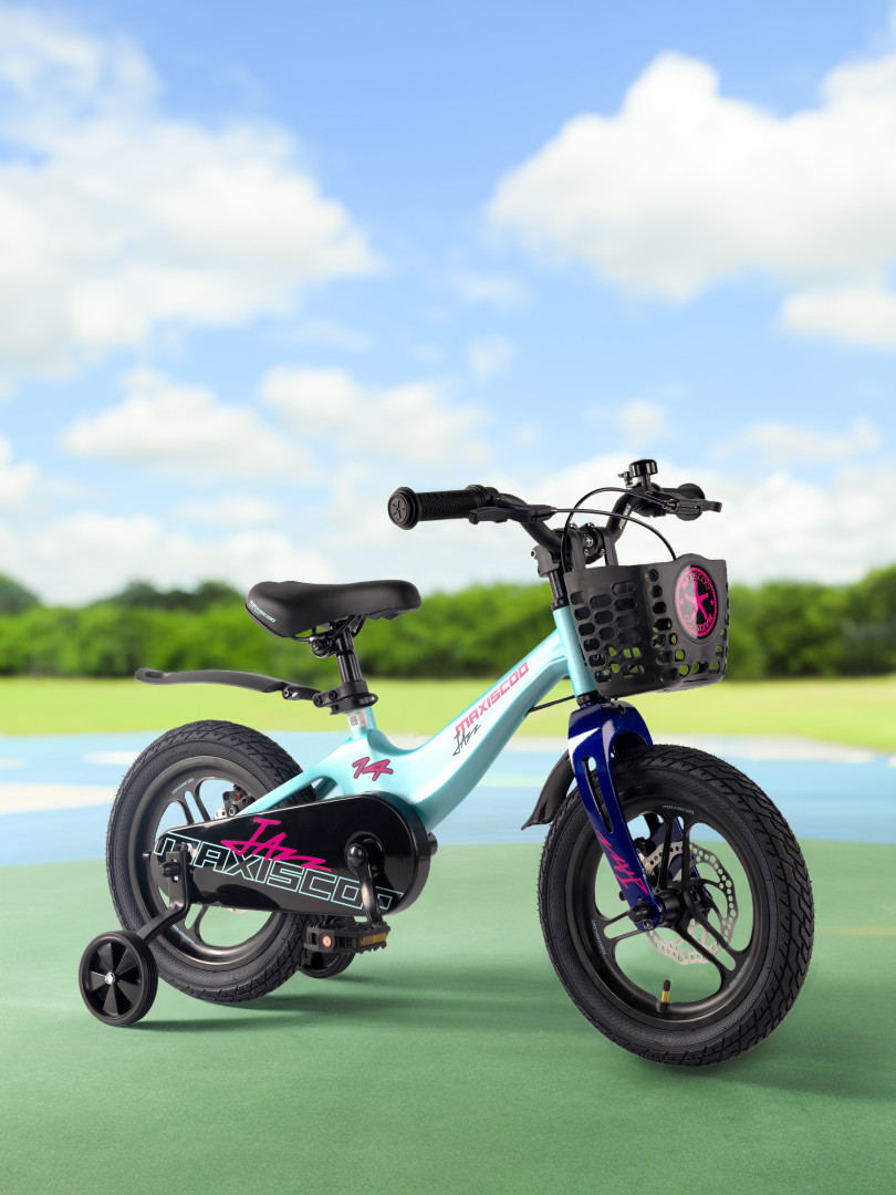 Велосипед для девочек Maxiscoo Jazz Pro 14 Голубой