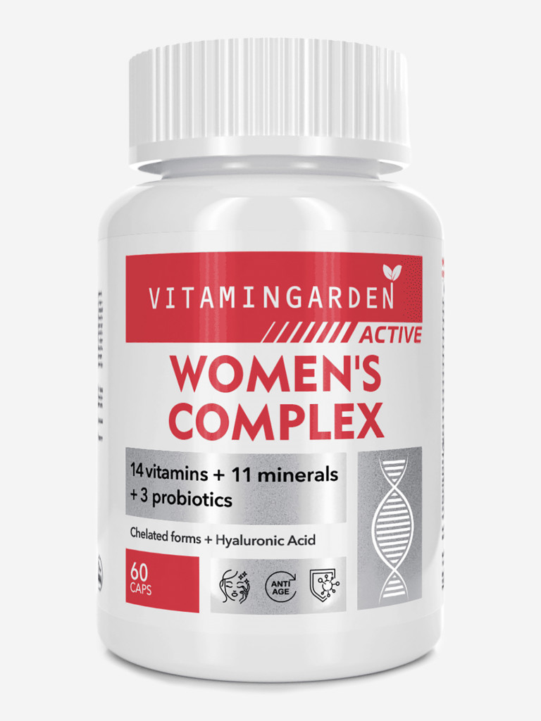 Витамины для женщин VITAMIN GARDEN ACTIVE, 60 капсул
