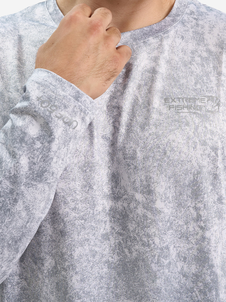 Лонгслив мужской Extreme Fishing OBS-G505 с защитой от солнца UPF50+ для рыбалки