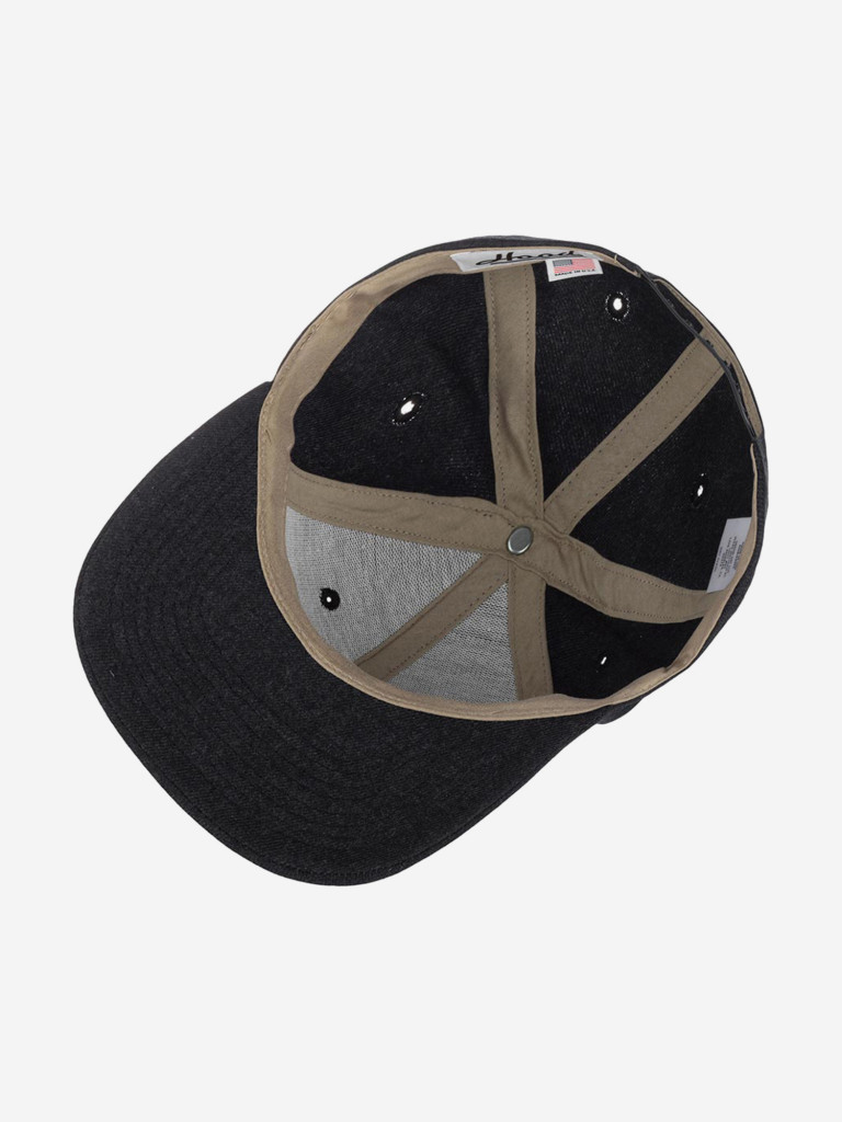 Бейсболка с прямым козырьком HOOD 100-MWL025-CA006-FT Venice Tonal 3D (черный)