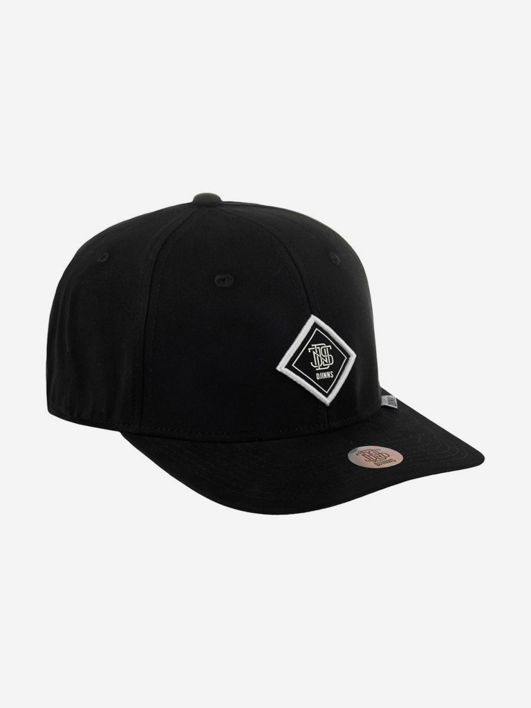 Бейсболка DJINNS 6P TrueFit 2.0 Cap Brushed Twill (черный)