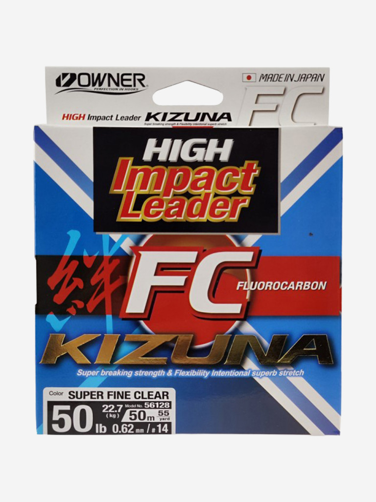 Леска Kizuna FC super clear OWNER 50м 0.62мм 22.68кг