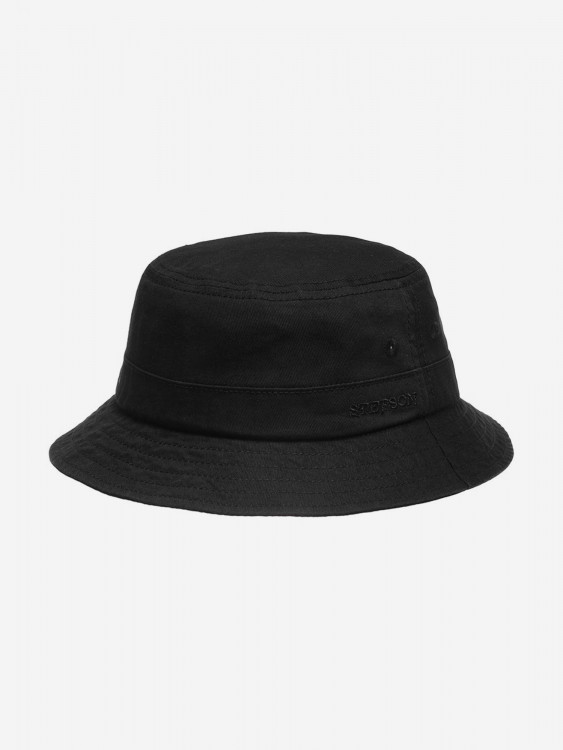 Панама STETSON 1811110 BUCKET COTTON TWILL (черный)