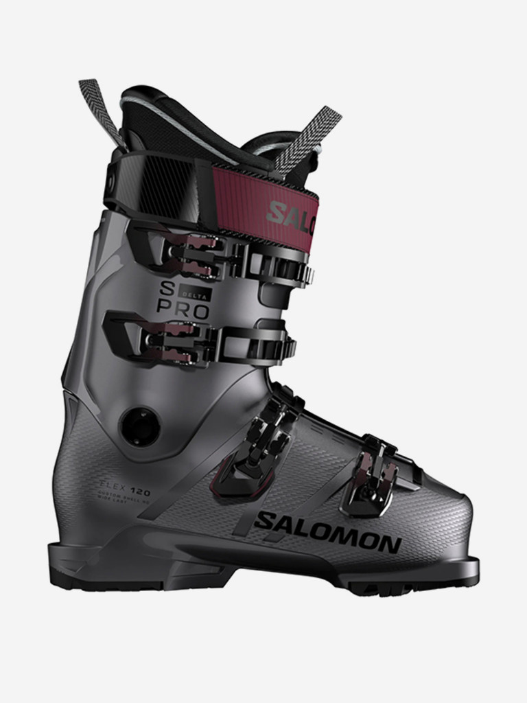 Горнолыжные ботинки Salomon S/Pro Delta 120 GW Beluga Met../Burgundy Met. 25/26