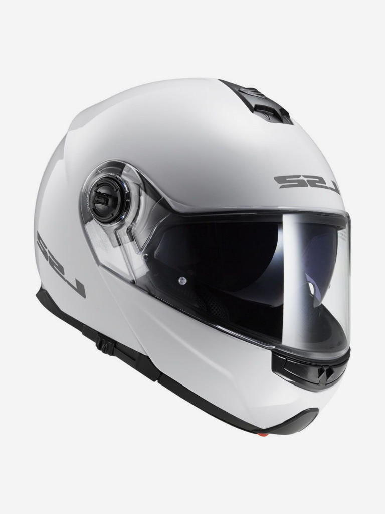 Мотошлем FF325 STROBE SNOW Solid LS2 (белый глянцевый)