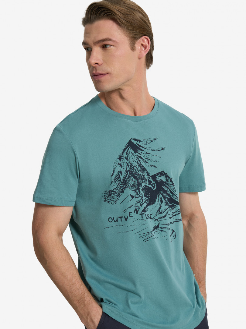 Футболка мужская Outventure Зеленый 599₽