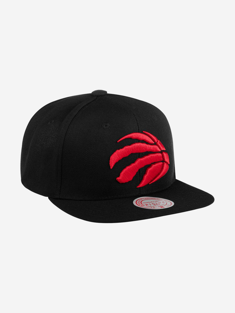 Бейсболка с прямым козырьком MITCHELL NESS HHSS3256-TRAYYPPPBLCK Toronto Raptors NBA