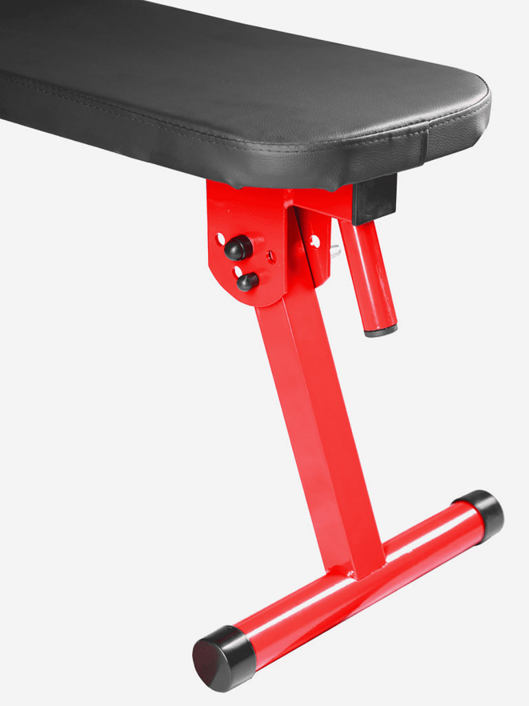 Складная скамья для жима Sportlim Альфа Черно-красная