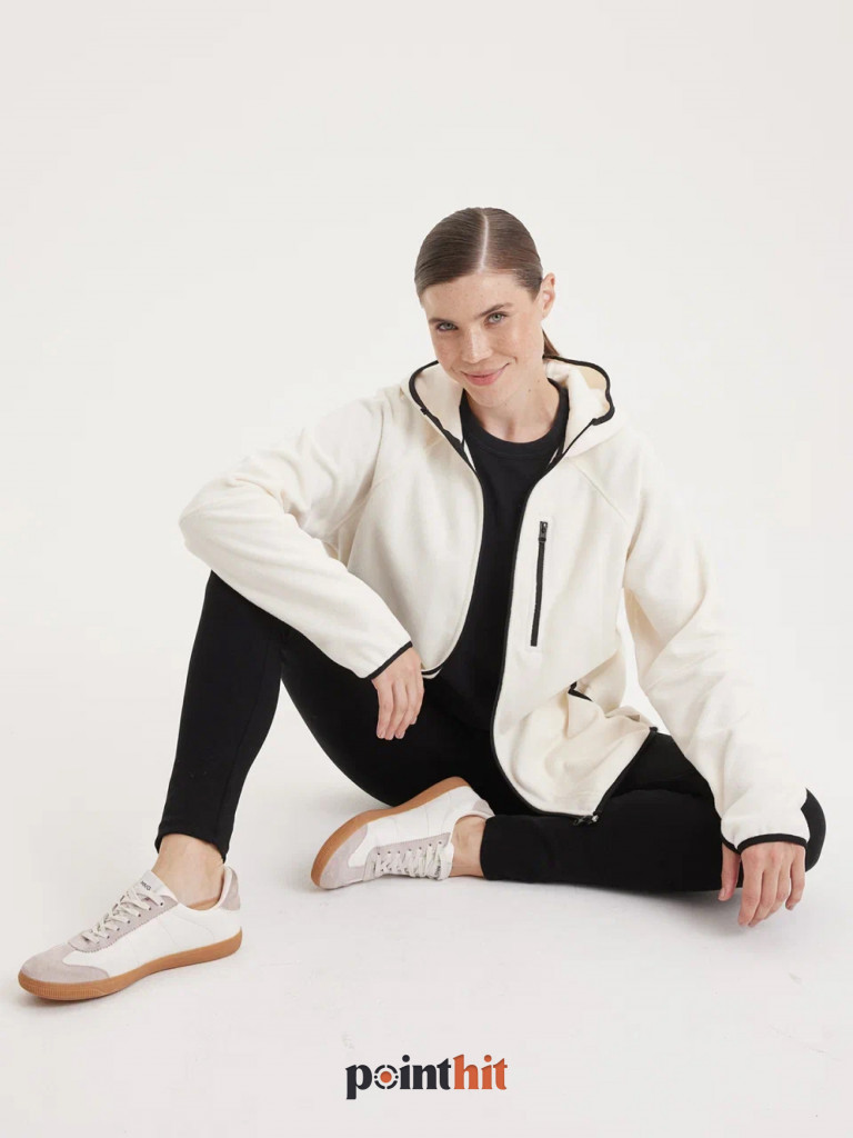 Толстовка женская с капюшоном oversize PointHit флисовая кофта