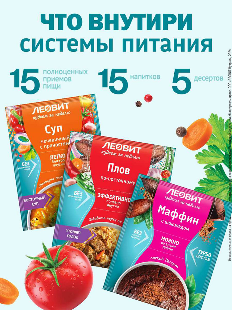 Восточная диета диетического питания ЛЕОВИТ Кейс
