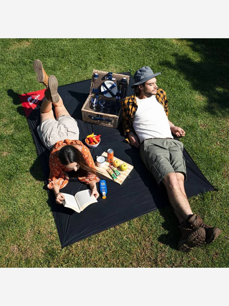 Коврик для пикника/футпринт Naturehike NH17D050-B Черный L 143*200