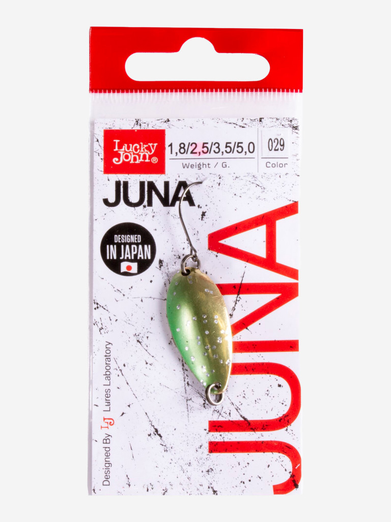 Блесна колеблющаяся Lucky John JUNA, колебалка LJJU25-029 длиной 30 мм, вес 2.5 г