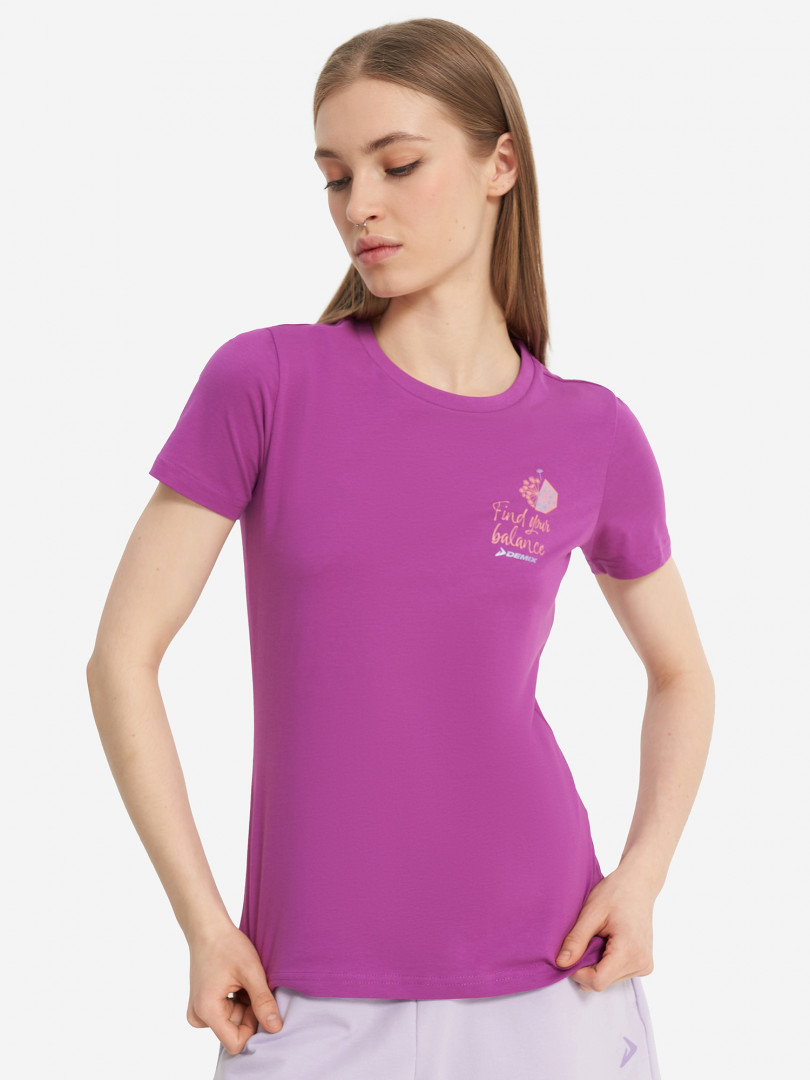 Футболка женская Demix Фиолетовый 499₽