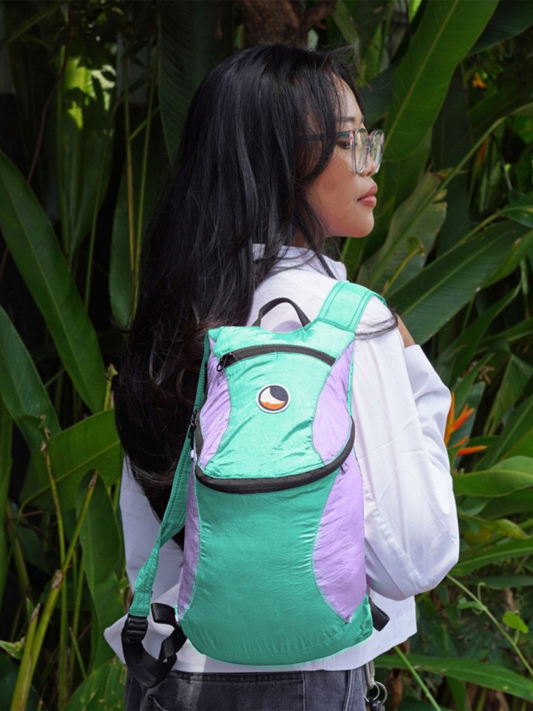 Рюкзак TICKET TO THE MOON backpack XS 6L, Excotic Ocean/Lavender
