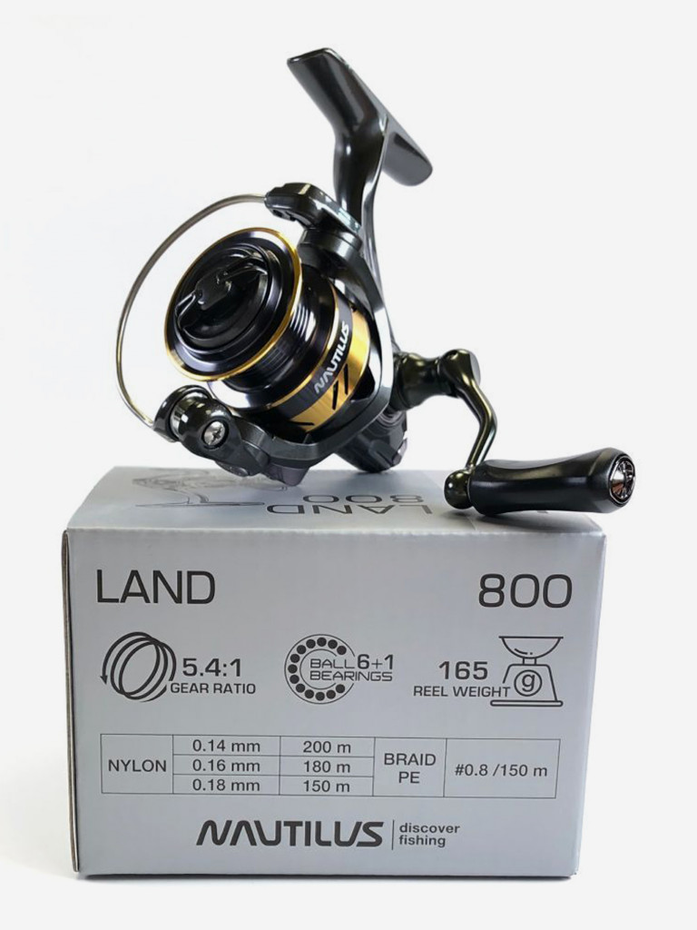 Катушка спиннинговая Nautilus Land 800