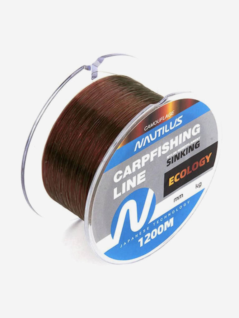Леска карповая Nautilus ECOLOGY 1200м 0.309мм 8.1кг