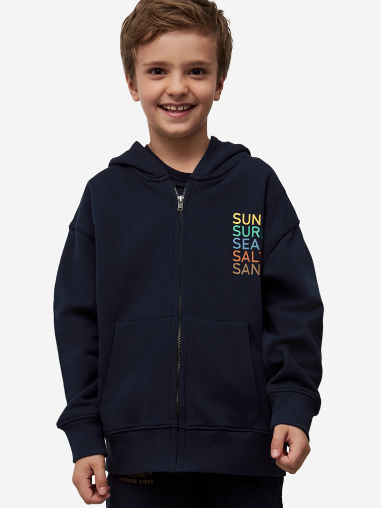 Толстовка на молнии с принтом для мальчиков TOTTI KIDS
