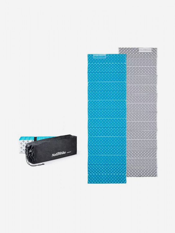 Коврик туристический Naturehike 187х56х2,5 см. IXPE, голубой