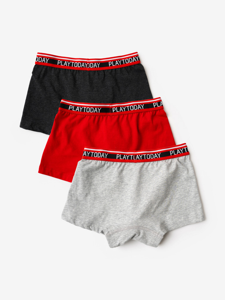 Трусы для мальчиков - боксеры, 3 шт PlayToday