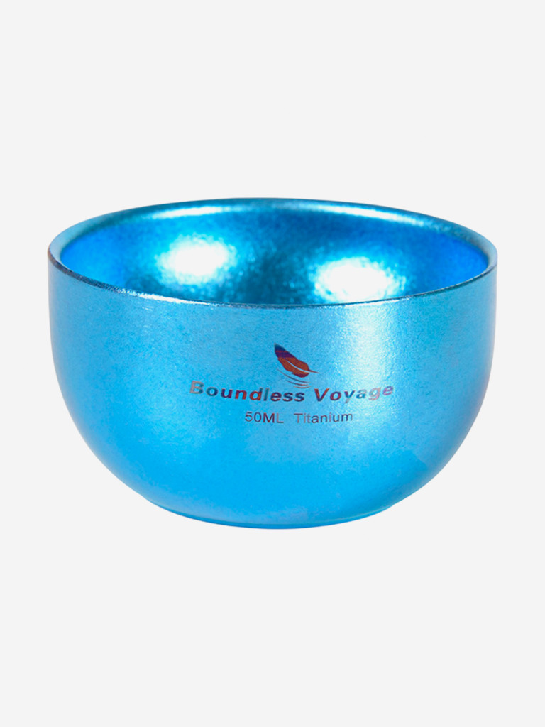 Титановые пиалы Boundless Voyage для чая, 50 мл, набор 4 шт.