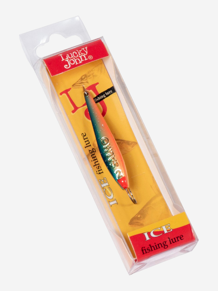 Блесна вертикальная Lucky John зимняя MODEL S-2 с впаянным крючком, вес 3 г