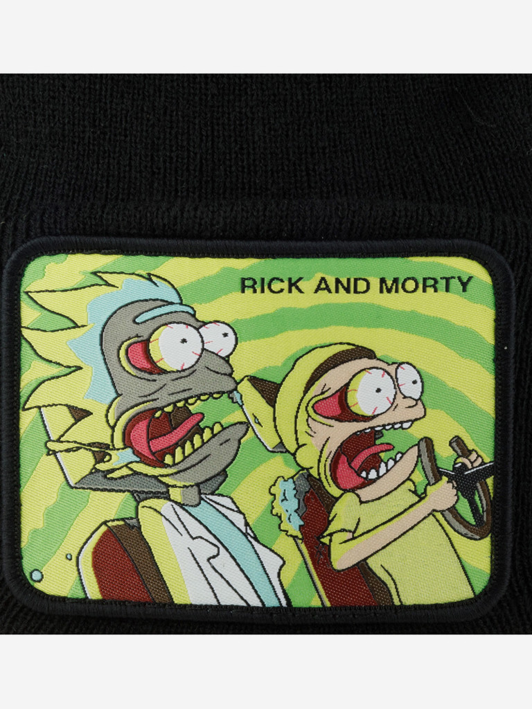 Шапка с отворотом CAPSLAB CL/REM/1/BON1/PSY1 Rick and Morty Together (черный)