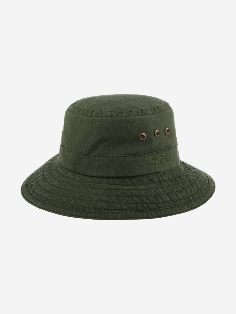Панама STETSON 2811101 BUCKET DELAVE (оливковый)