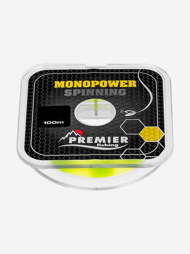 Леска для рыбалки Premier Fishing MONOPOWER SPINNING Nylon 0,45мм, 100м, 19,5кг, желтый