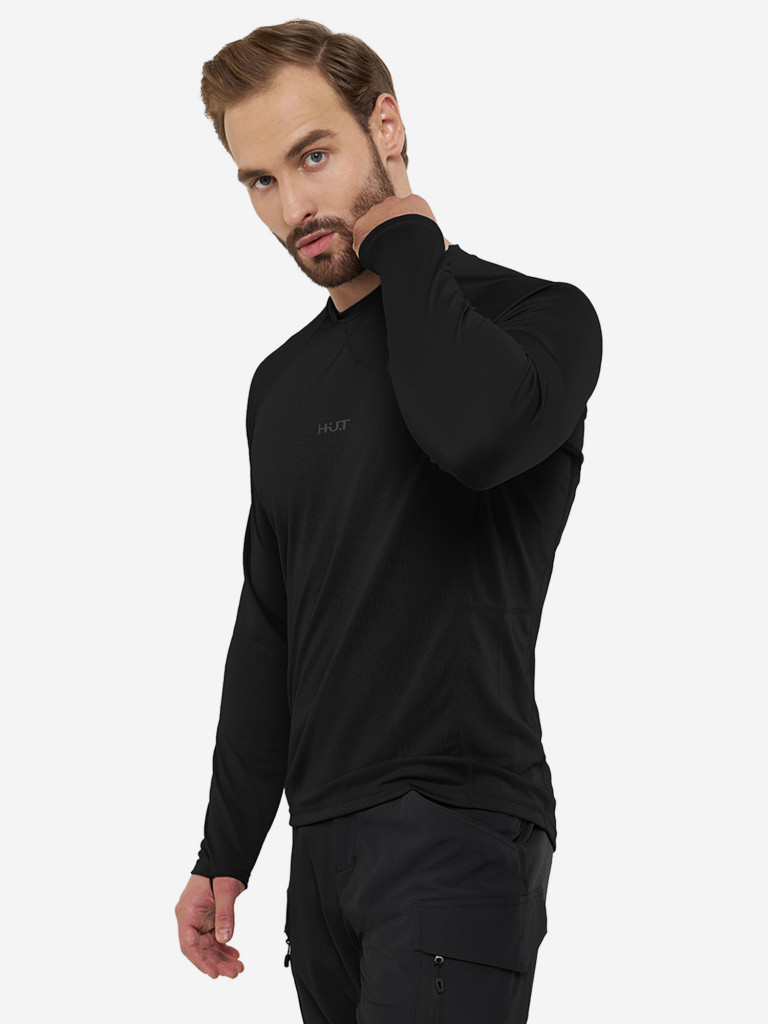 Лонгслив мужской HUT VORGA для охоты, черный
