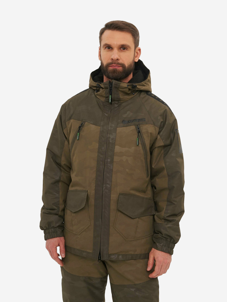 Костюм мужской зимний Huntsman Горка Люкс, ткань Breathable Camo