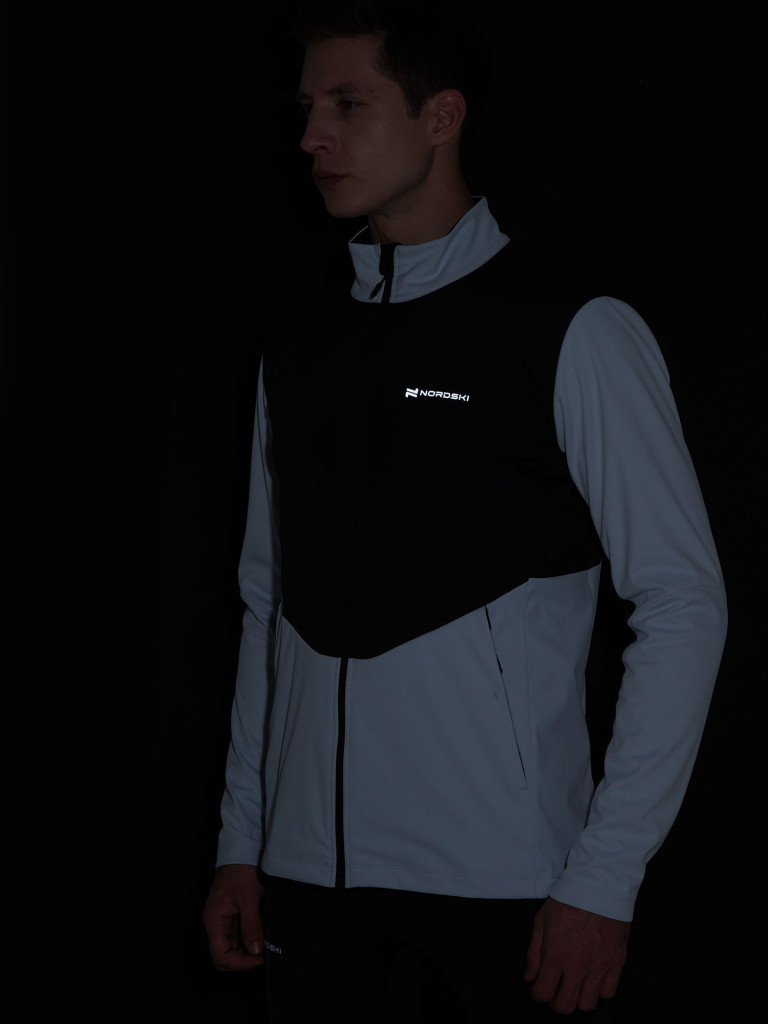 Куртка для беговых лыж мужская Nordski Hybrid Pro 2.0